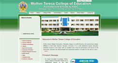 Desktop Screenshot of motherteresacoedu.org