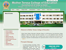 Tablet Screenshot of motherteresacoedu.org